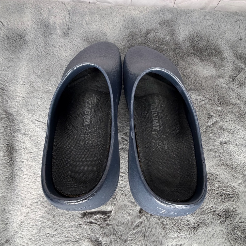 Birkenstock Navy Blue Slip-On Clogs - Picture 4 of 6